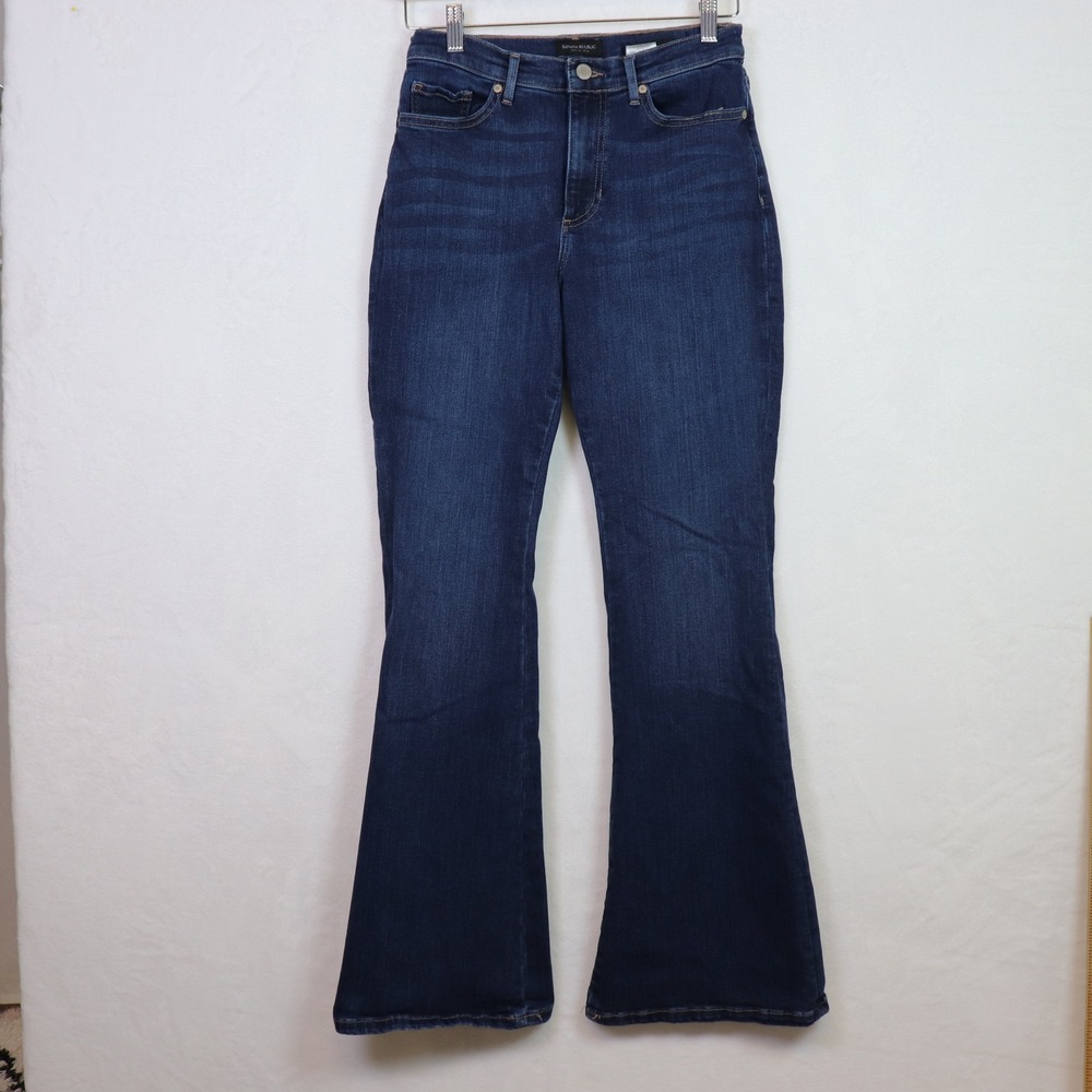 BANANA REPUBLIC Dark‎ Wash High-Rise Flare Jeans 28P